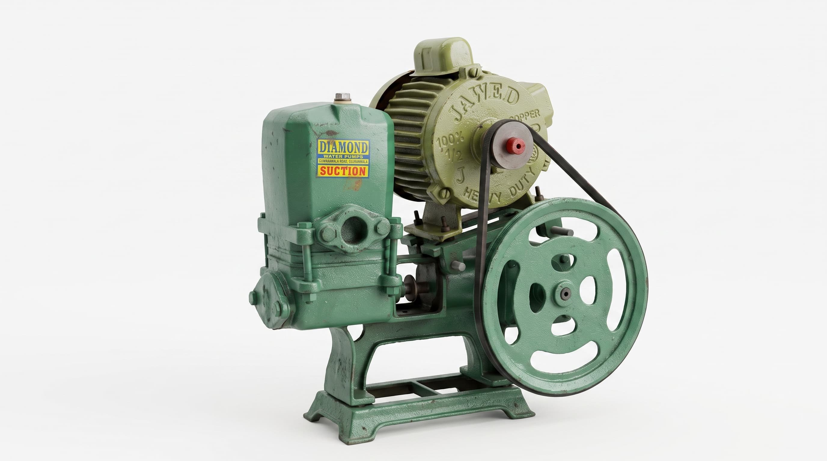 0.5HP Copper Motor + 0.5HP Inchi Bearing Jawed Pump Set